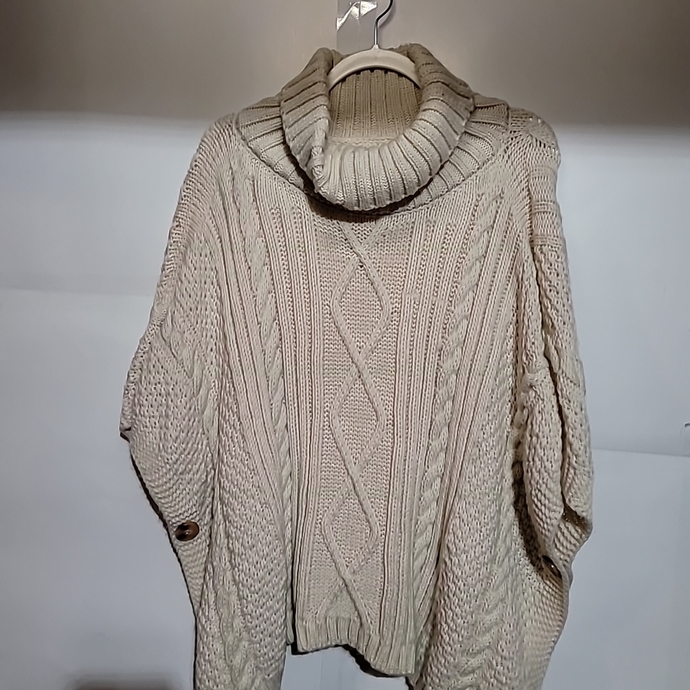 Cato Cream Cowl Neck Sweater